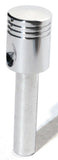 Door Lock Knobs Piston Style Chrome with Inside Threads 10-32 UP#70035-Pair