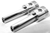 Door Lock Knobs Piston Style Chrome with Inside Threads 10-32 UP#70035-Pair