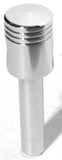 Door Lock Knobs Piston Style Chrome with Inside Threads 10-32 UP#70035-Pair