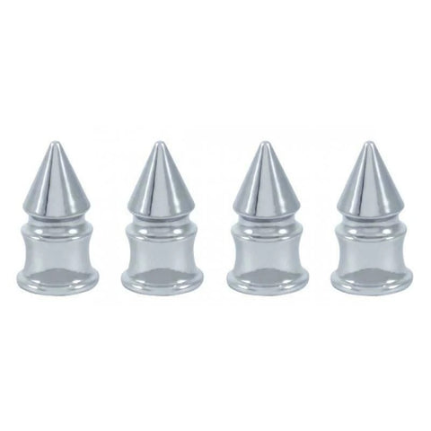 Valve Stem Caps for Standard Size Stem V Spike Style Plastic UP#70038 Set of 4