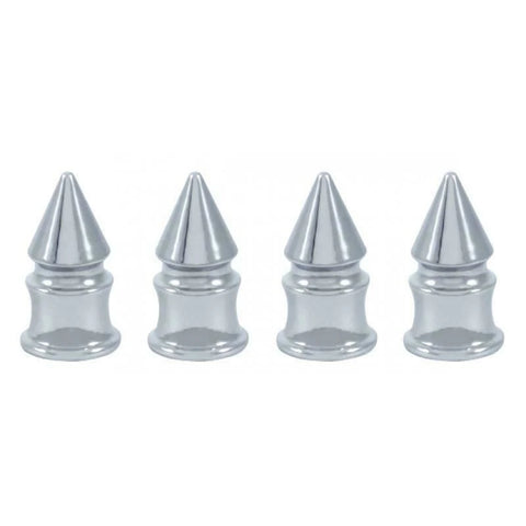 Valve Stem Caps for Standard Size Stem V Spike Style Plastic UP#70038 Set of 4