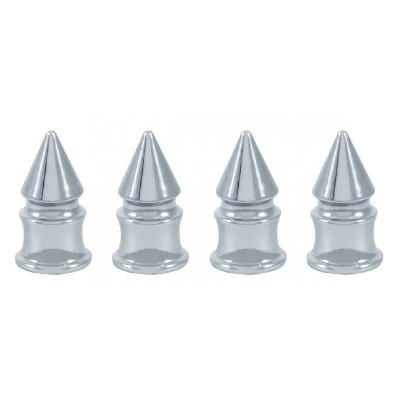 Valve Stem Caps for Standard Size Stem V Spike Style Plastic UP#70038 Set of 4