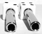 Door Lock Knobs White Dice Screw on Inside Threaded 10-32 Plastic UP#70041