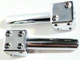 Door Lock Knobs Chrome Plastic Dice Screw on Inside Threaded 10-32 UP#70049