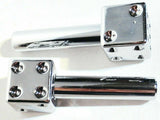 Door Lock Knobs Chrome Plastic Dice Screw on Inside Threaded 10-32 UP#70049