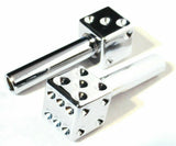 Door Lock Knobs Chrome Plastic Dice Screw on Inside Threaded 10-32 UP#70049
