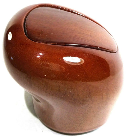 Fits Eaton Fuller 9/10 Speed Chrome Gearshift Knob & Cover Sloped Wood UP#70174