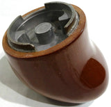 Fits Eaton Fuller 9/10 Speed Chrome Gearshift Knob & Cover Sloped Wood UP#70174