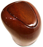 Fits Eaton Fuller 9/10 Speed Chrome Gearshift Knob & Cover Sloped Wood UP#70174