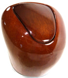 Fits Eaton Fuller 9/10 Speed Chrome Gearshift Knob & Cover Sloped Wood UP#70174