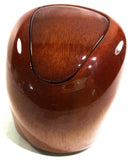 Fits Eaton Fuller 9/10 Speed Chrome Gearshift Knob & Cover Sloped Wood UP#70174