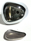 Fits Eaton Fuller 13/18 Speed Chrome Gearshift Knob Cover Sloped Alumin. UP70176