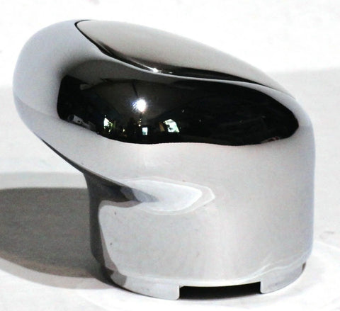 Fits Eaton Fuller 9/10 Speed Chrome Gearshift Knob Cover Sloped Aluminum UP70177