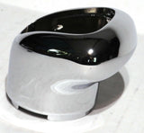 Fits Eaton Fuller 9/10 Speed Chrome Gearshift Knob Cover Sloped Aluminum UP70177
