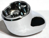 Fits Eaton Fuller 9/10 Speed Chrome Gearshift Knob Cover Sloped Aluminum UP70177