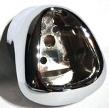 Fits Eaton Fuller 9/10 Speed Chrome Gearshift Knob Cover Sloped Aluminum UP70177