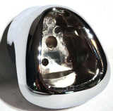 Fits Eaton Fuller 9/10 Speed Chrome Gearshift Knob Cover Sloped Aluminum UP70177