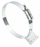 Exhaust Cab Mounting Clamp 8" Narrow for Kenworth Chrome Steel With Tab Style A