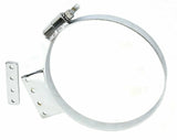 Exhaust Cab Mounting Clamp 8" Narrow for Kenworth Chrome Steel With Tab Style A