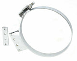 Exhaust Cab Mounting Clamp 8" Narrow for Kenworth Chrome Steel With Tab Style A
