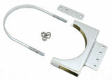 Exhaust Cab Mounting Clamp 5" for Kenworth Chrome Steel With Tab U-Bolt Style B