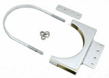 Exhaust Cab Mounting Clamp 5" for Kenworth Chrome Steel With Tab U-Bolt Style B