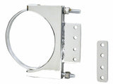 Exhaust Cab Mounting Clamp 5" for Kenworth Chrome Steel With Tab U-Bolt Style B