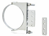 Exhaust Cab Mounting Clamp 5" for Kenworth Chrome Steel With Tab U-Bolt Style B