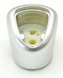 UP Gearshift Knob w/Cover for 13/15/18 Speed Eaton Fuller Silver #70595-176