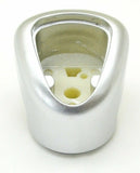 UP Gearshift Knob w/Cover for 13/15/18 Speed Eaton Fuller Silver #70595-176