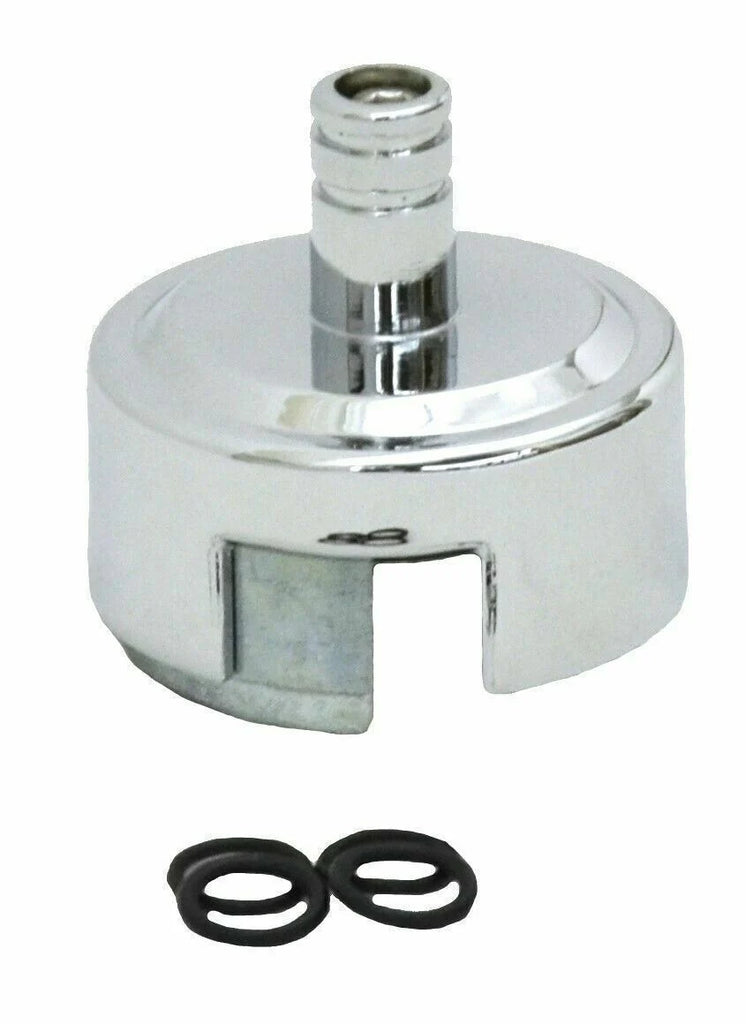 gear shift knob adaptor 7/16" top mount chrome self centering 13/18 speed Fuller