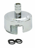gear shift knob adaptor 7/16" top mount chrome self centering 13/18 speed Fuller