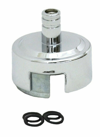 gear shift knob adaptor 7/16" top mount chrome self centering 13/18 speed Fuller