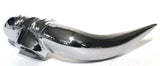 Bull Horn Hood Ornament Chrome 2 Stud 1-5/8" On Center Universal Truck UP72005