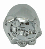 UP Hood Ornament Sitting Pig Chrome with Base Pad & 3 Studs 4 1/2" Tall #72046