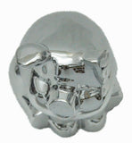 UP Hood Ornament Sitting Pig Chrome with Base Pad & 3 Studs 4 1/2" Tall #72046