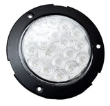 LED Light 4" Clear Lens 18 Red Led Stop Tail w/Twist & Lock Bezel GG#75873 Each
