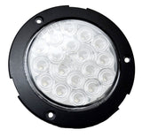 LED Light 4" Clear Lens 18 Red Led Stop Tail w/Twist & Lock Bezel GG#75873 Each