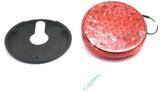 LED Light 4" Pearl Red Lens 24 Red LEDs for 1156 Socket 3 Screw GG#76152 Each