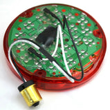 LED Light 4" Pearl Red Lens 24 Red LEDs for 1156 Socket 3 Screw GG#76152 Each