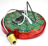 LED Light 4" Pearl Red Lens 24 Red LEDs for 1156 Socket 3 Screw GG#76152 Each