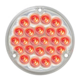 Back of Cab Led Light Pearl Clear Lens 24 Red LEDs 1156 Socket 4” GG#76153