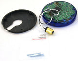 LED light 4" pearl blue lens 24 blue diodes 1156 Socket Peterbilt Kenworth FL