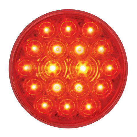 Rear Stop Tail Turn 18 LED Light Red with Red Lens 4", 7/8" Thick GG#76452 Each