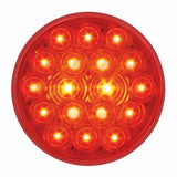 Rear Stop Tail Turn 18 LED Light Red with Red Lens 4", 7/8" Thick GG#76452 Each