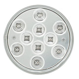 4" Mega 10 Plus Amber Park/Turn/Clearance LED Light Clear Lens W/ Plug GG#76841