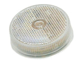 LED Light Red 2 1/2" Reflector Clear Lens 4 LEDs for 2 3/4" Hole GG#76973 Each