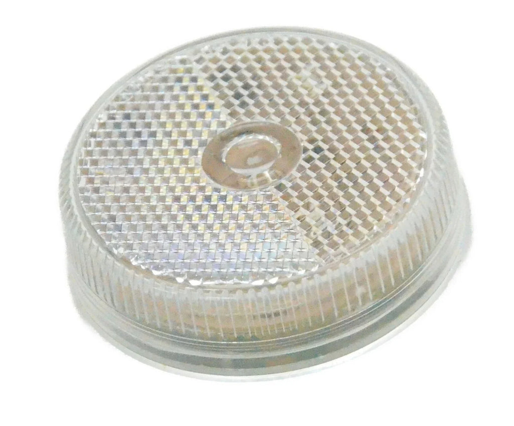 LED Light Red 2 1/2" Reflector Clear Lens 4 LEDs for 2 3/4" Hole GG#76973 Each