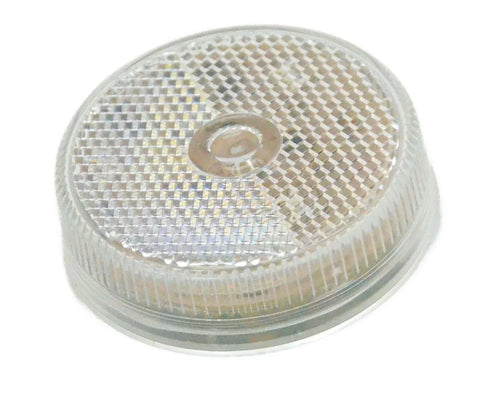 LED Light Red 2 1/2" Reflector Clear Lens 4 LEDs for 2 3/4" Hole GG#76973 Each