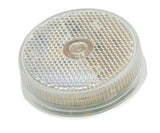 LED Light Red 2 1/2" Reflector Clear Lens 4 LEDs for 2 3/4" Hole GG#76973 Each